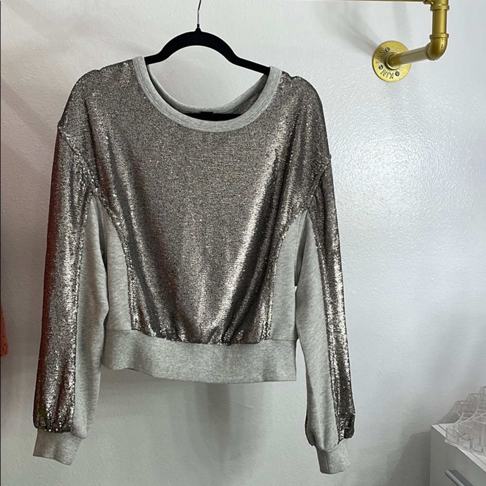 Free people sequined top